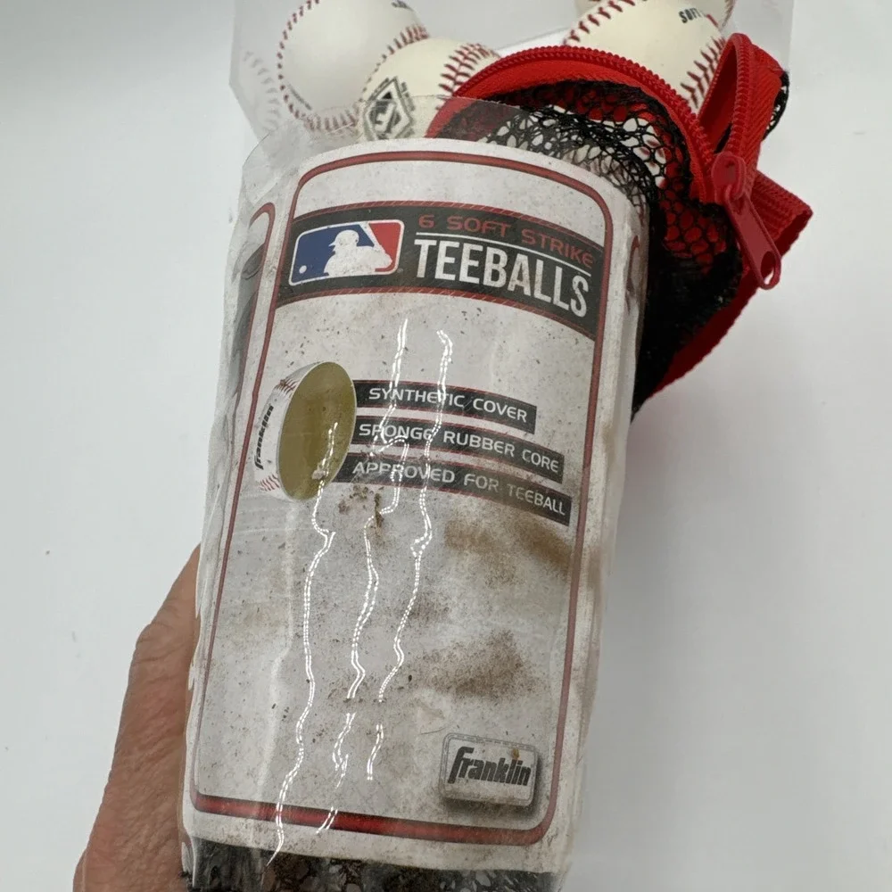 Franklin Soft Strike Teeball Pack Of 4 Slightly Used